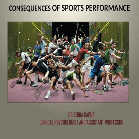 CONSEQUENCES OF SPORTS PERFORMANCE IN RELATION TO ATTRIBUTION THEORY