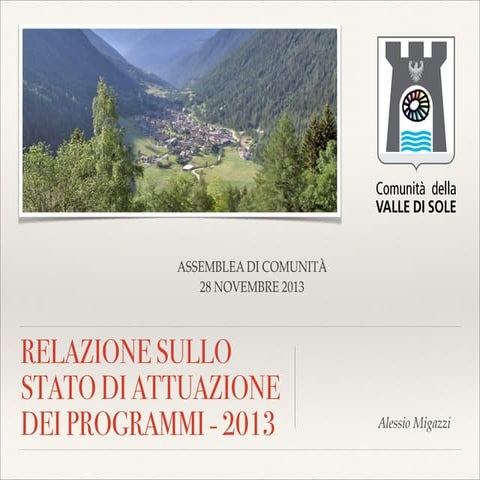 Attuazione programmi 2013