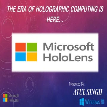 Microsoft hololens
