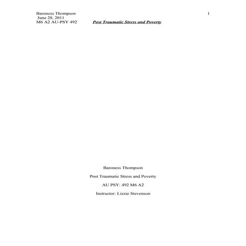 Au psy492 m6 a2 thompson b doc