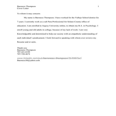 Au psy492 w1 m2 a2 cl thompson b doc