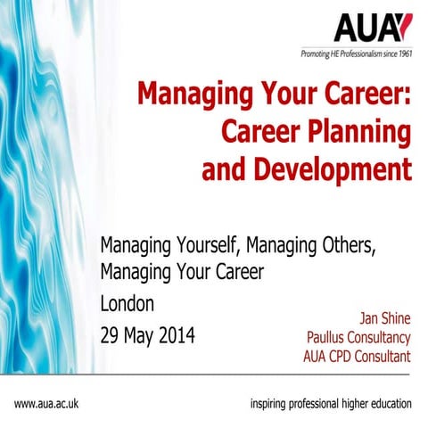 Career Planning & Development, Jan Shine, Paullus Consultancy