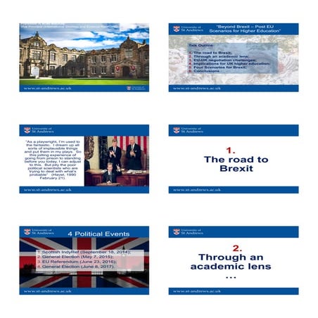 Beyond Brexit – Post EU Scenarios for Higher Education