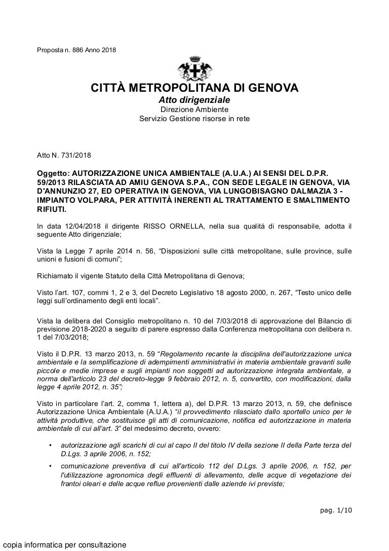 aua scarichi acque reflue