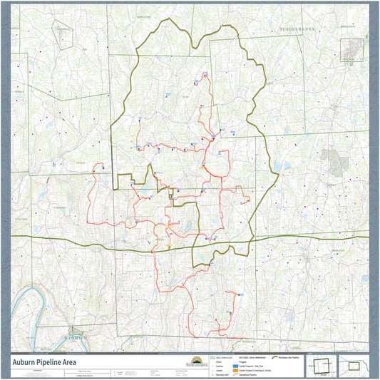 Auburn Gas Gathering System Map PPT