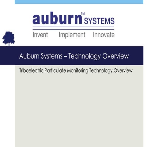 Auburn Systems Triboelectric Bag Leak Detection and Continuous Particulate Mo...