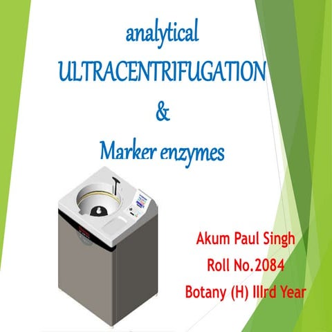 Analytical Ultracentrifugation