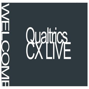 Qualtrics CX Live Auckland