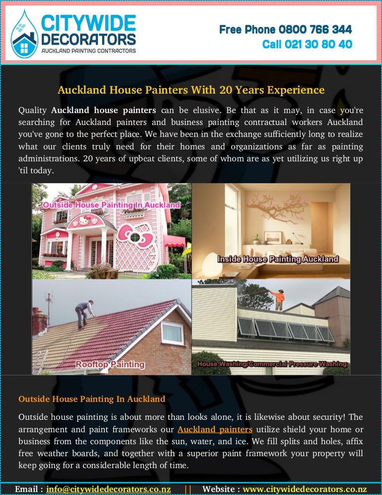 Auckland house painters with 20 years experience