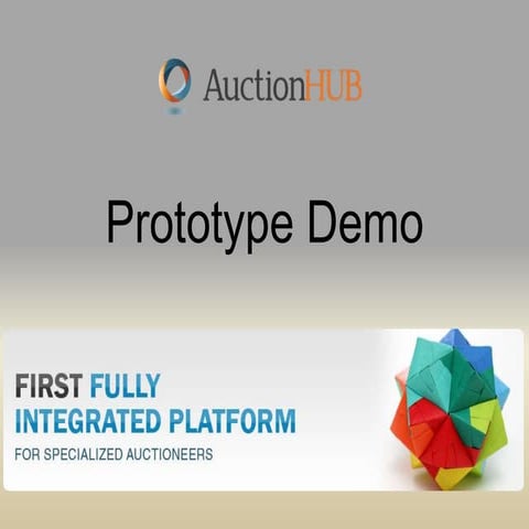Auction Hub Demo | PPTX