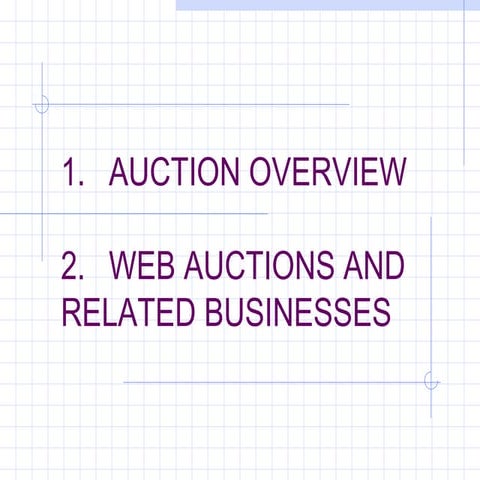 Auction overview
