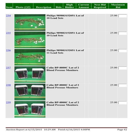 Auction report 40 | PDF
