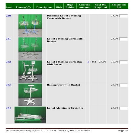 Auction report 19 | PDF