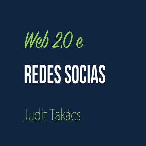 Web 2.0 e Redes Sociais