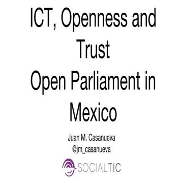 day 2: Working together: national partnerships, Mr. Juan Manuel Casanueva, So...