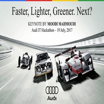 Audi AG Hackathon