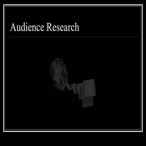 Audiance research