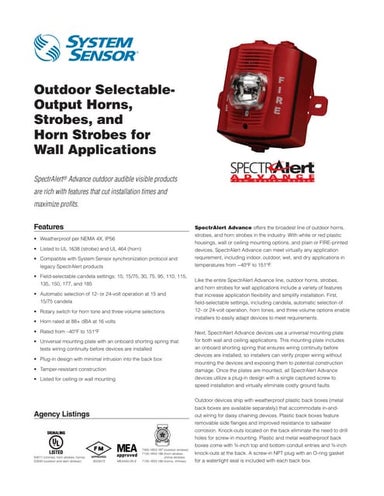 Audible visible notification