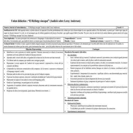 Audicio leroy anderson