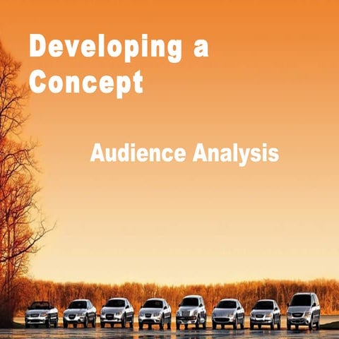 Audience Analysis
