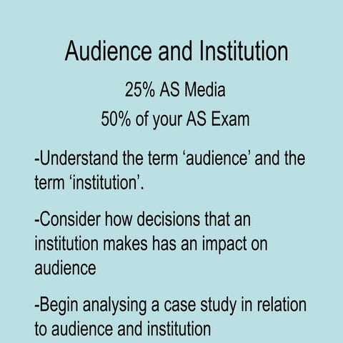Audience and institution intro hot fuzz