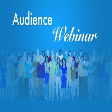 AHP Webinar: Audience Development