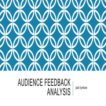 Audience feedback analysis