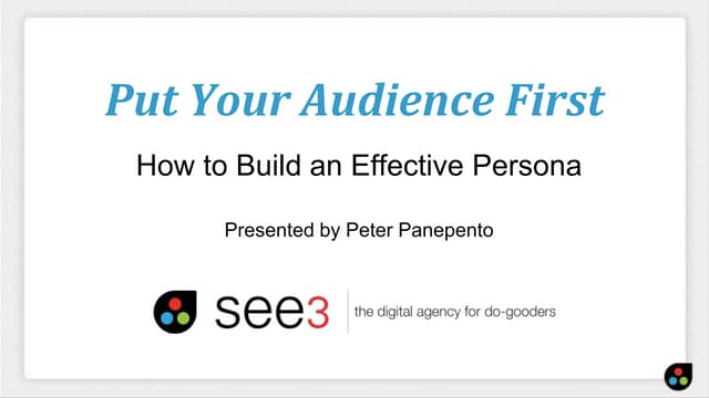 Put Your Audience First: How to Build an Effective Persona