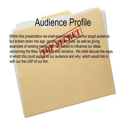 Audience profile