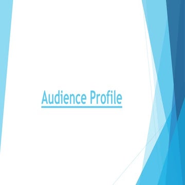 Audience profile