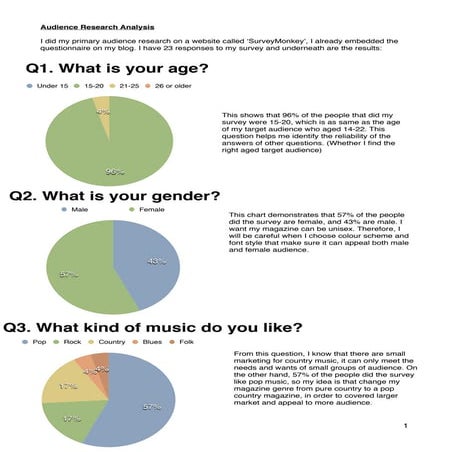 Audience Research Analysis Pdf Pdf