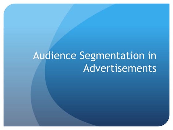 Future of Visitor Audience segmentation | PDF