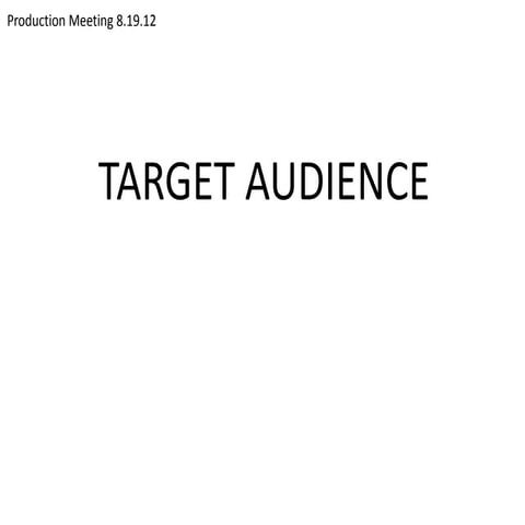 Audiences (taglines and inter titles) 2