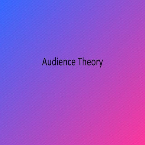 Audience theory