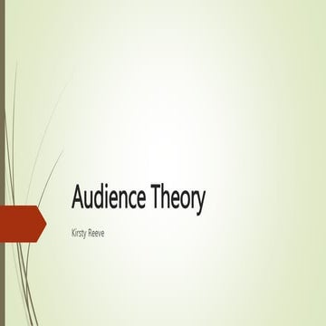 Audience theory