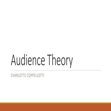 Audience theory