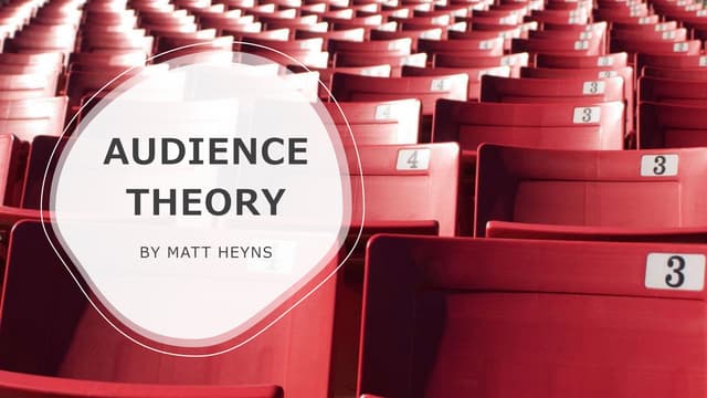 Audience theory