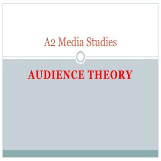 Audience Theory