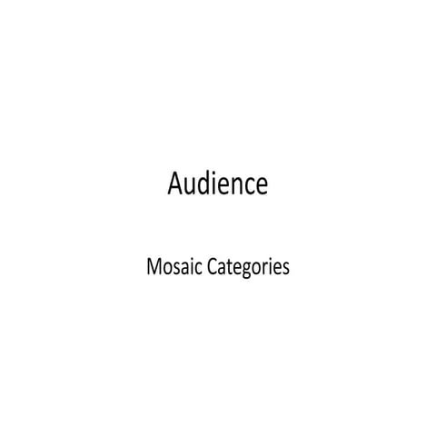 Audience types