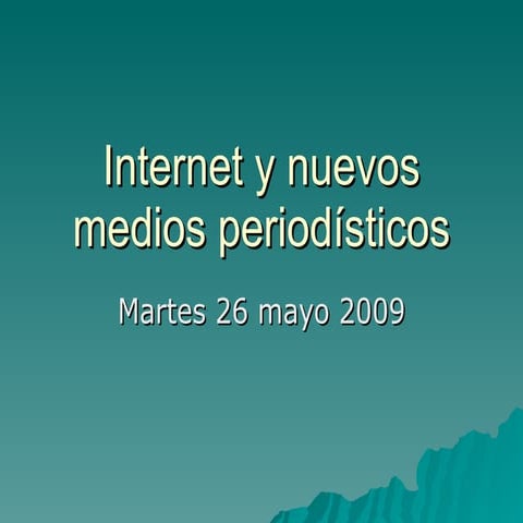 Audiencia y Periodismo digital