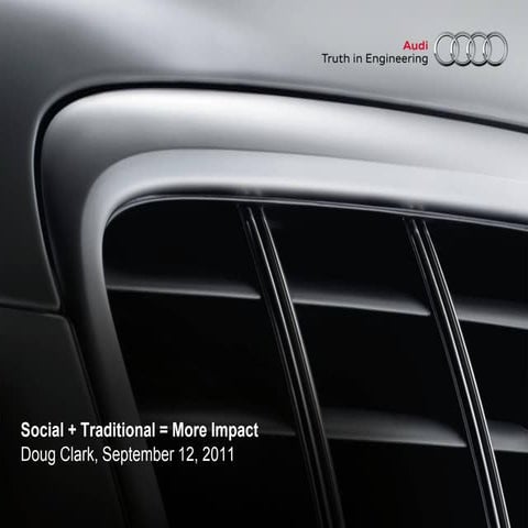 Audi gravity summit presentation 091211 1