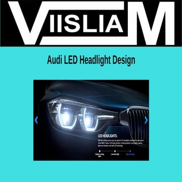 Audi led headlight design