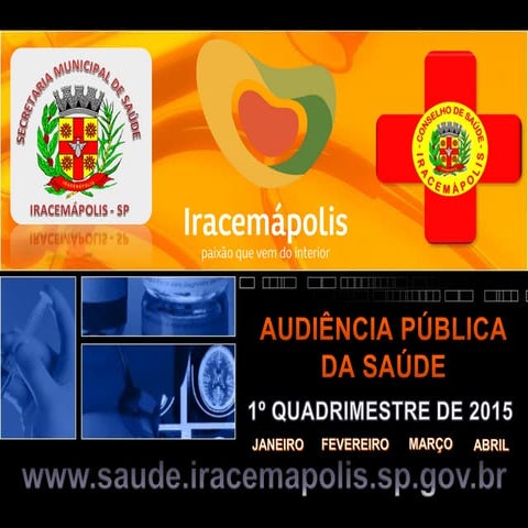 Audiência Pública da Saúde do 1º Quadrimestre de 2015