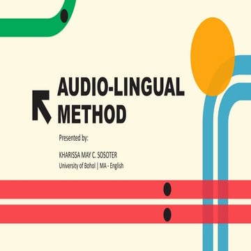 Modern Technique in Teaching English: Audio-Lingual Method