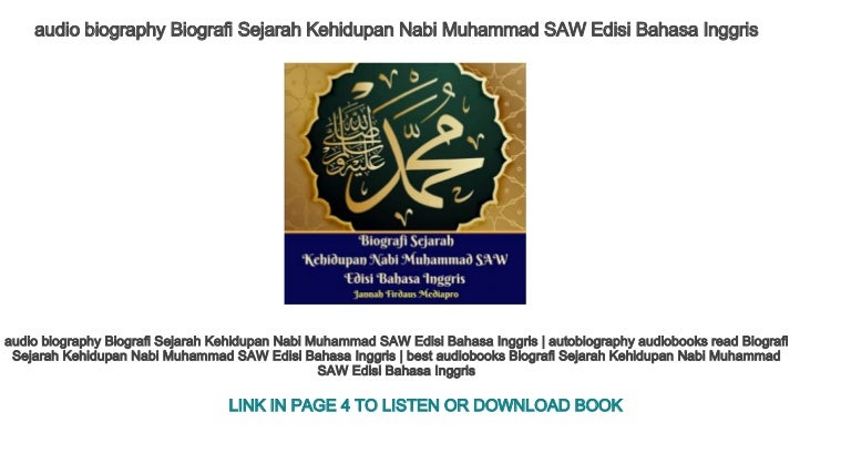 audio biography Biografi Sejarah Kehidupan Nabi Muhammad audio biography Biografi Sejarah Kehidupan Nabi Muhammad