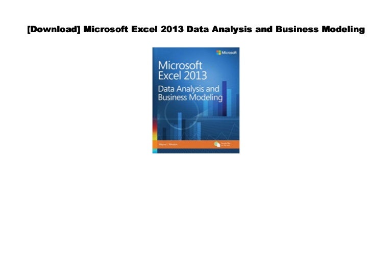 Data analysis excel 2013 download - azlito