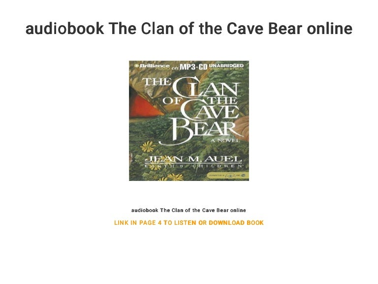 Audiobook The Clan Of The Cave Bear Online