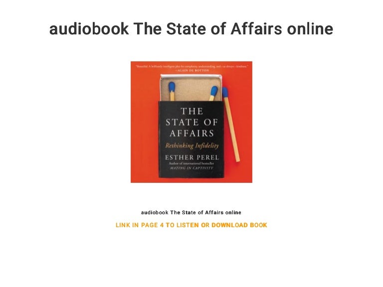 audiobook The State of Affairs online
