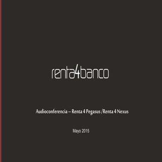 Audioconferencia – Renta 4 Pegasus ...