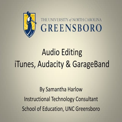 Audio Editing: Basic
